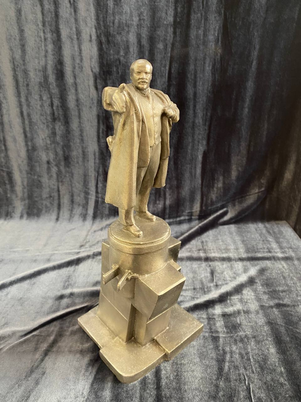 Скульптура "Ленин на броневике" из силумина, Мурзин 1980г