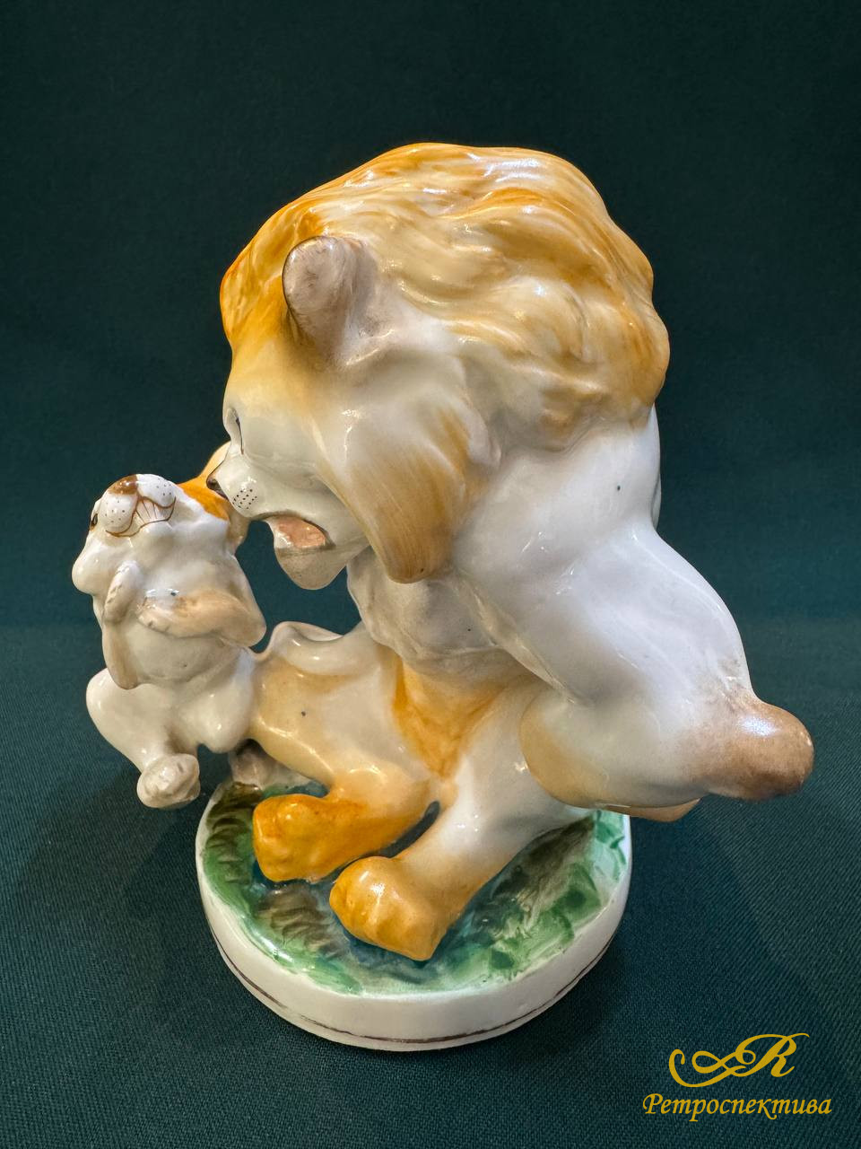 Фарфоровая статуэтка " Заяц во хмелю" ЛФЗ СССР 1950 - 1954 г.г.