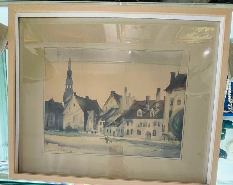 "Старая Рига". Неизвестный художник,