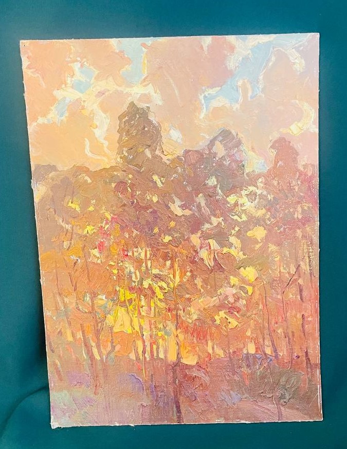 Картина «Вечер» ,  Художник: С.Лывин, 1975 год