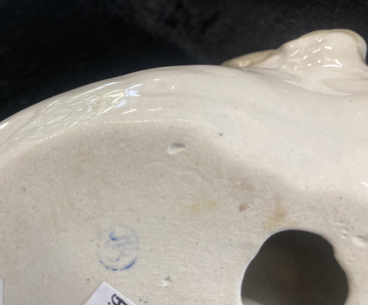 Фарфоровая фигурка "Спаниель". СССР