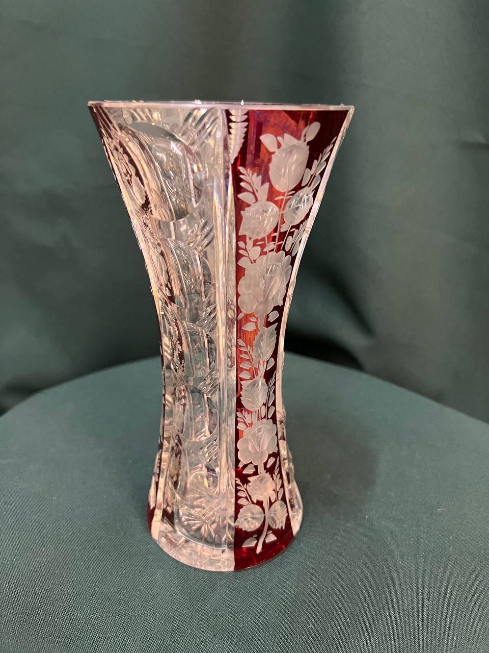 Ваза хрусталь СССР, середина XX века