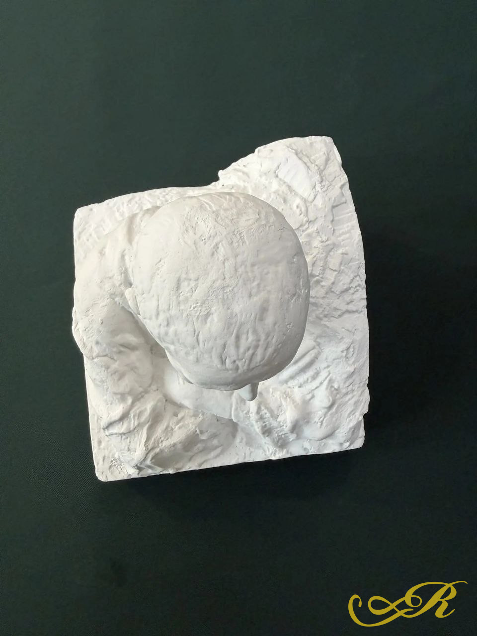  Баки Урманче. Бюст " Габдулла Тукай" Гипс. 1950-е гг. 150x145x135