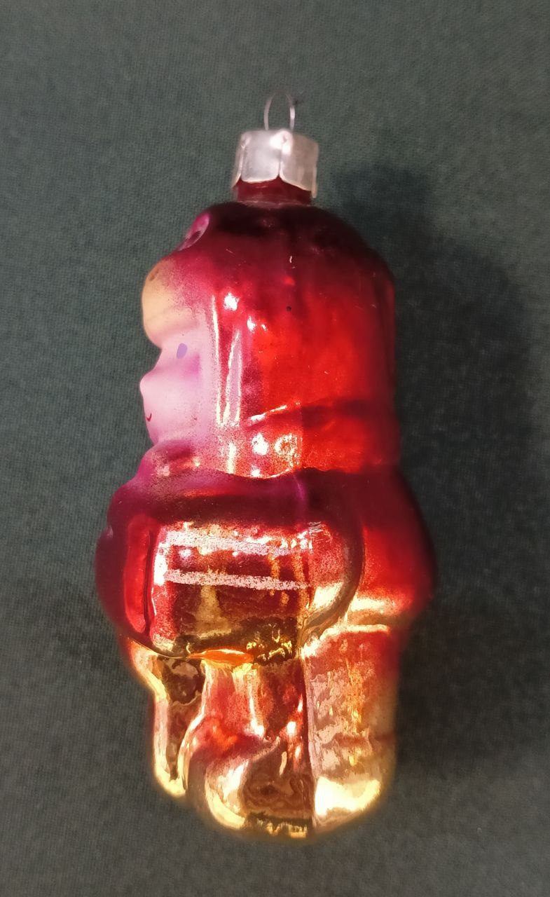 Елочная игрушка «Хоккеист», 9х4,5 см, редкая