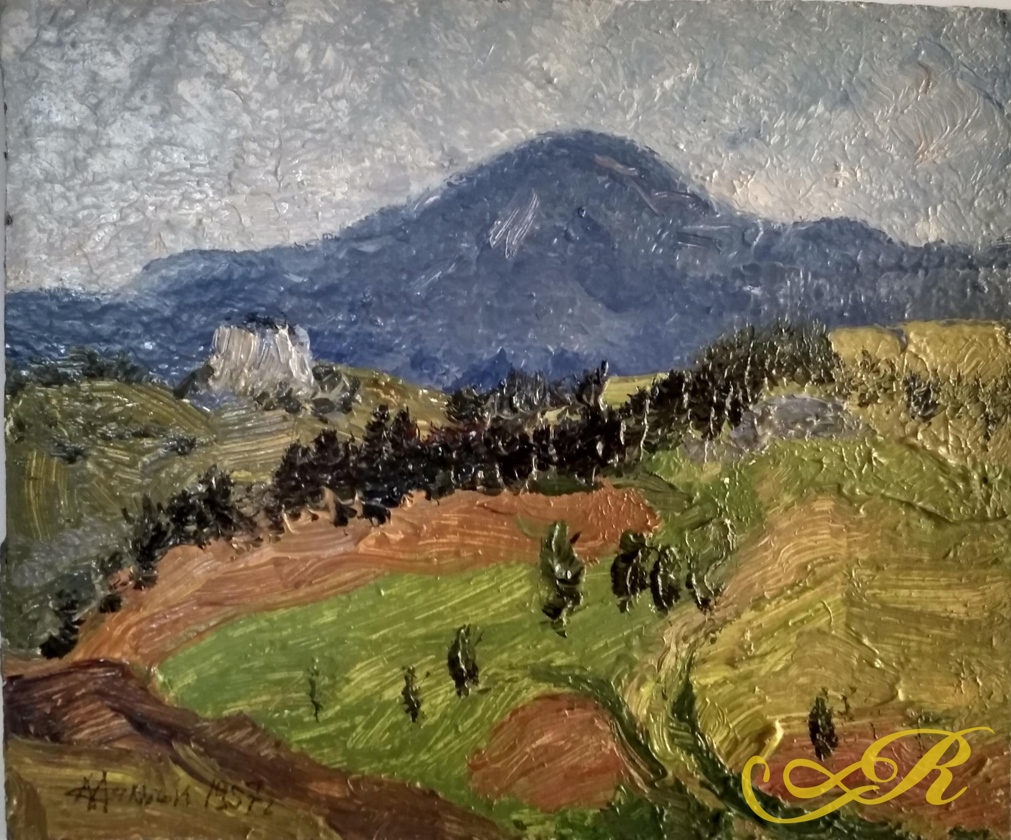 Летние поля, Салмин М.А., 1957 г.