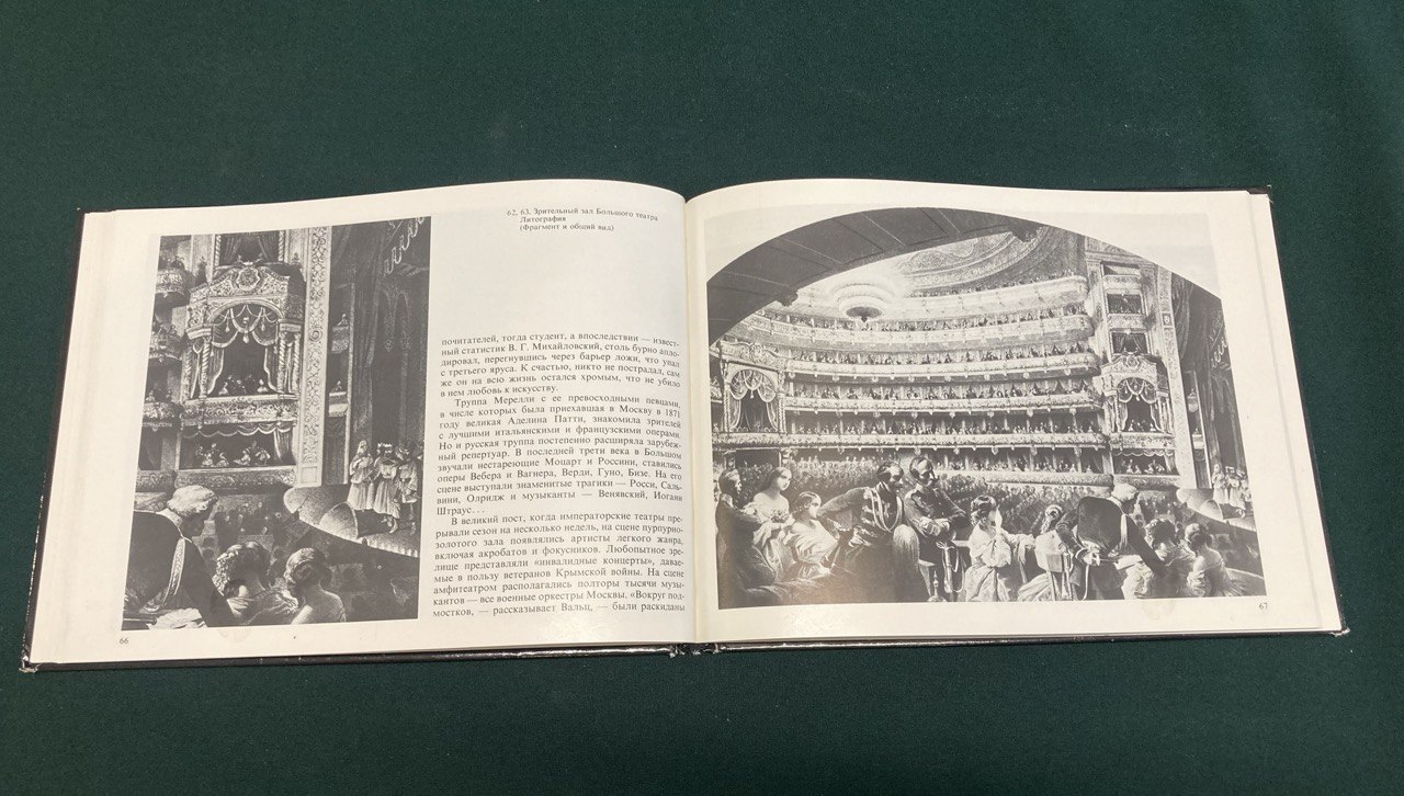«Торжество муз, Большой театр в графике и живописи» М.З. Долинский, «Советский художник» Москва 1979г.