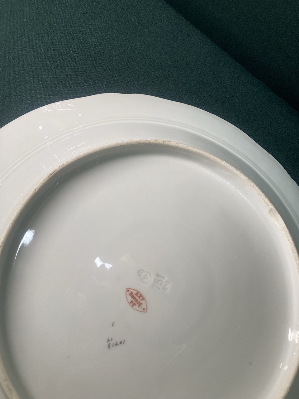 Фарфоровое блюдо.  Европа Данциг , 1920 -1939 г.г.