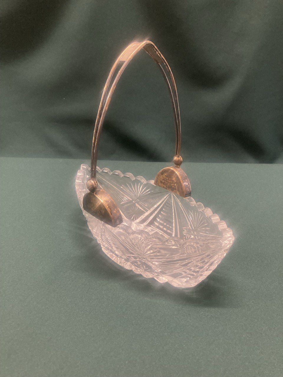 Ваза с серебряной ручкой.СССР.