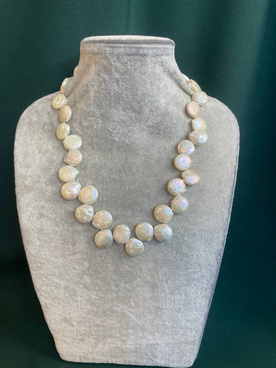 Бусы перламутр
