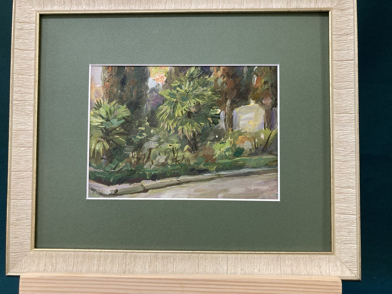 « Сквер» Архипов А. П. 1952 г. 12,5х17,5 картон , масло.