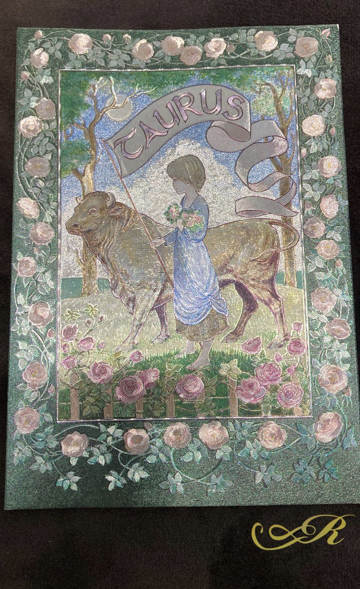 Открытка "Телец" Англия.