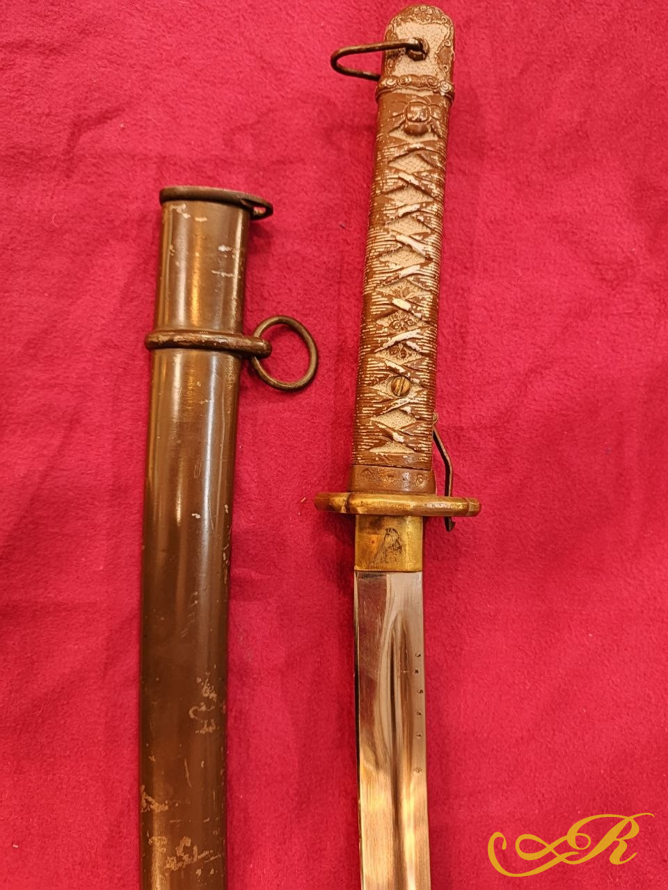  Сабля Япония метал.ручка . Метал. Кожух 96 см 