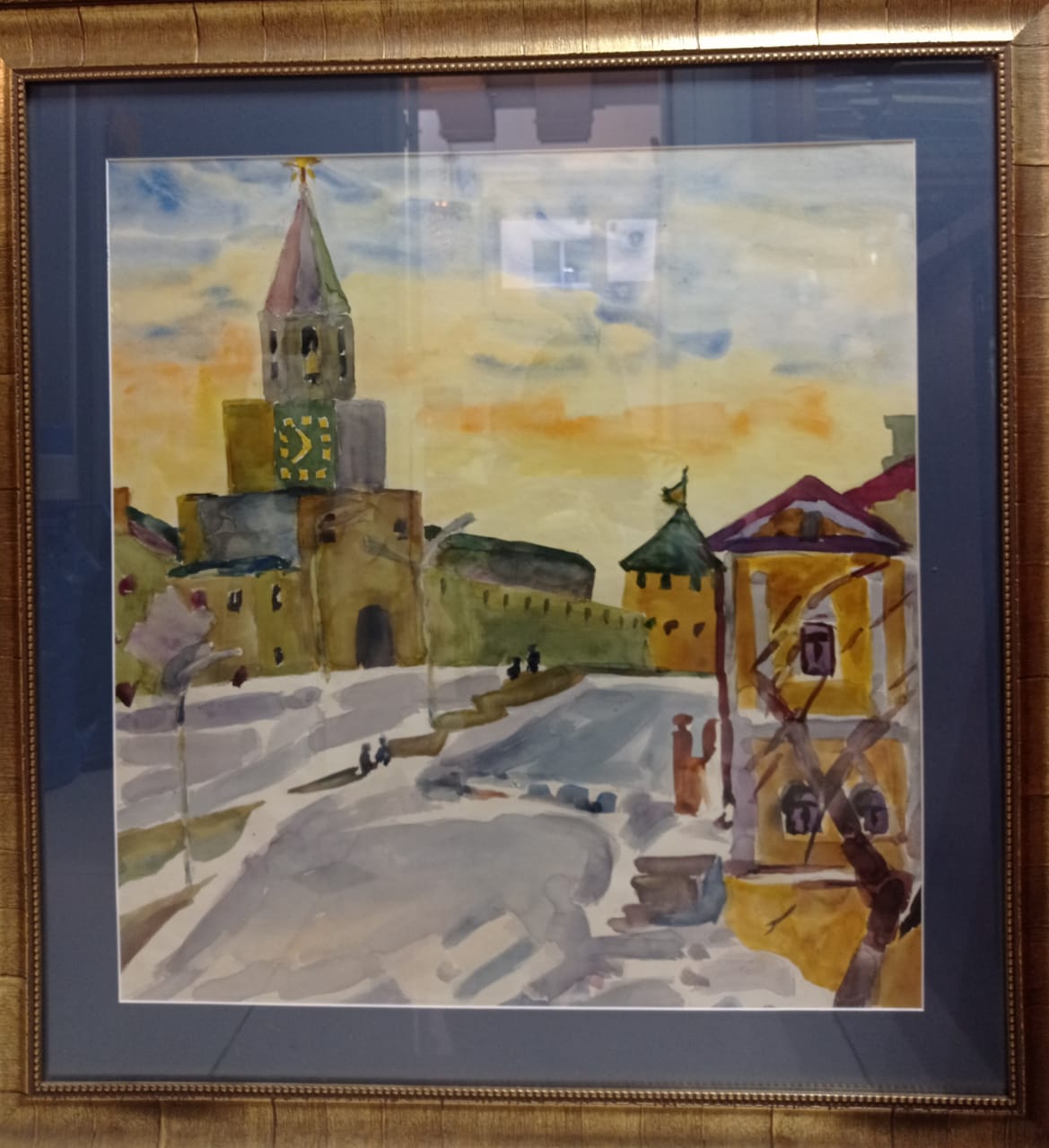 Гайша Рахманкулова Кремль " Морозный День В Казани" Г. Рахманкулова.1973г.