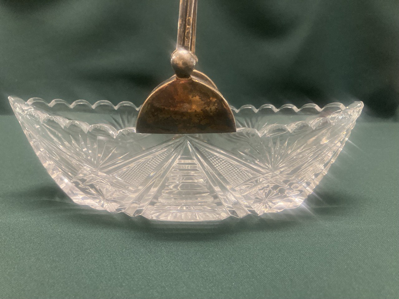 Ваза с серебряной ручкой.СССР.