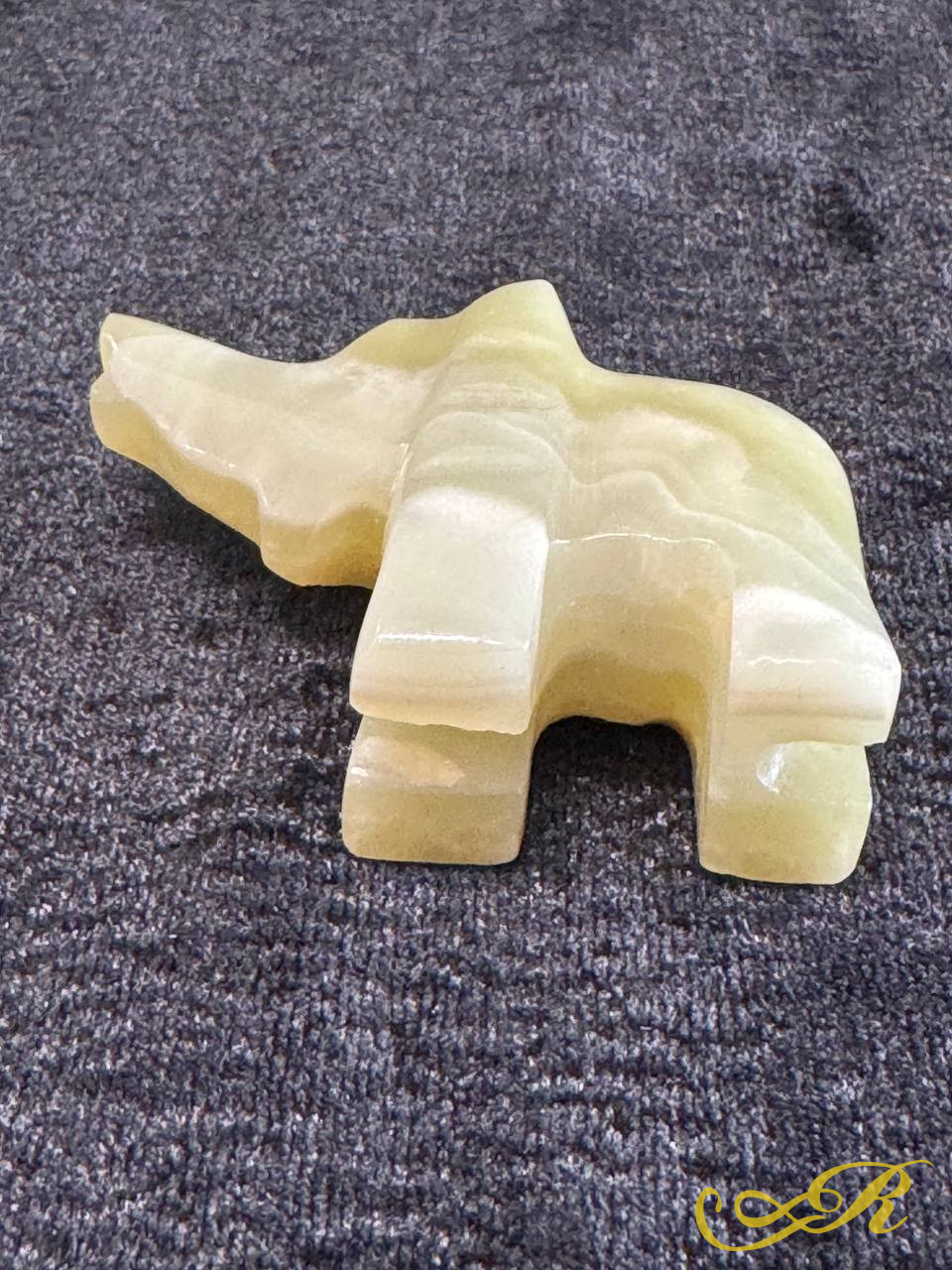 Статуэтка слон из натурального камня оник, винтаж СССР. 