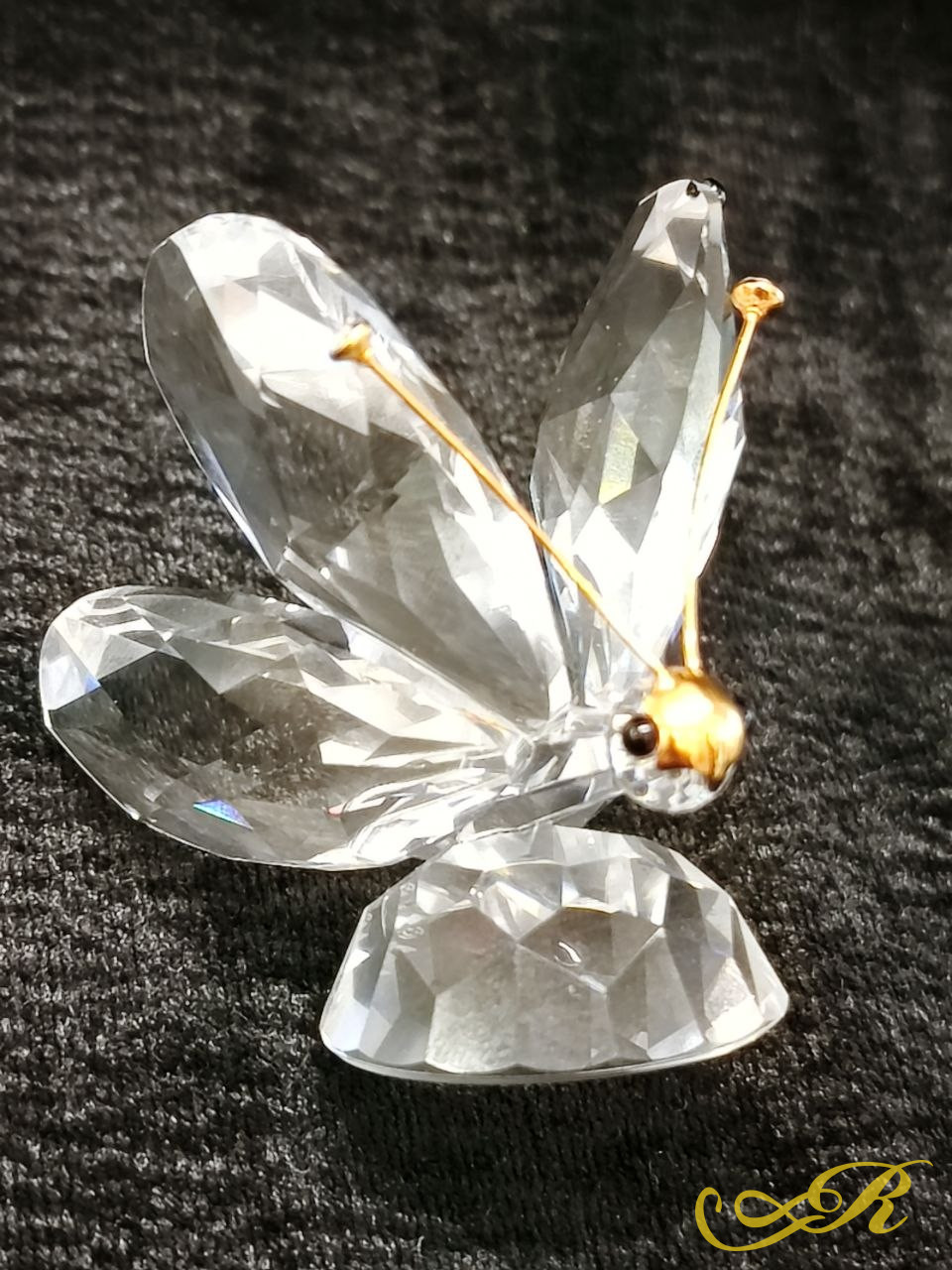  Swarovski Стрекоза. Оригинал. Оригинальная хрустальная фигурка. Клеймо. В-5 см. Ш-5,3 см.