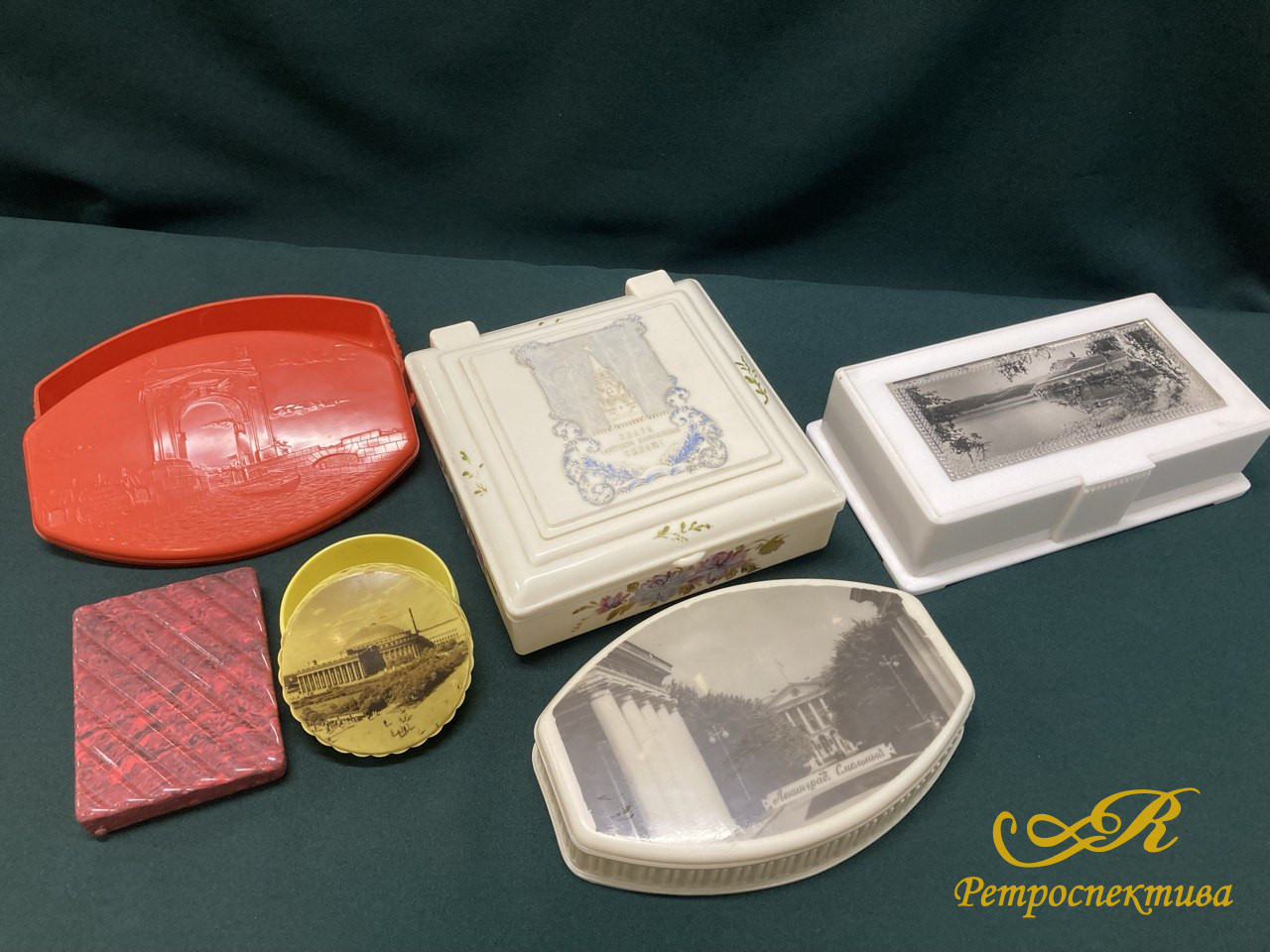Шкатулки СССР. Винтаж. Разные размеры.