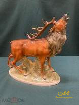 Фарфоровая фигурка " Олень" Германия. Винтаж.