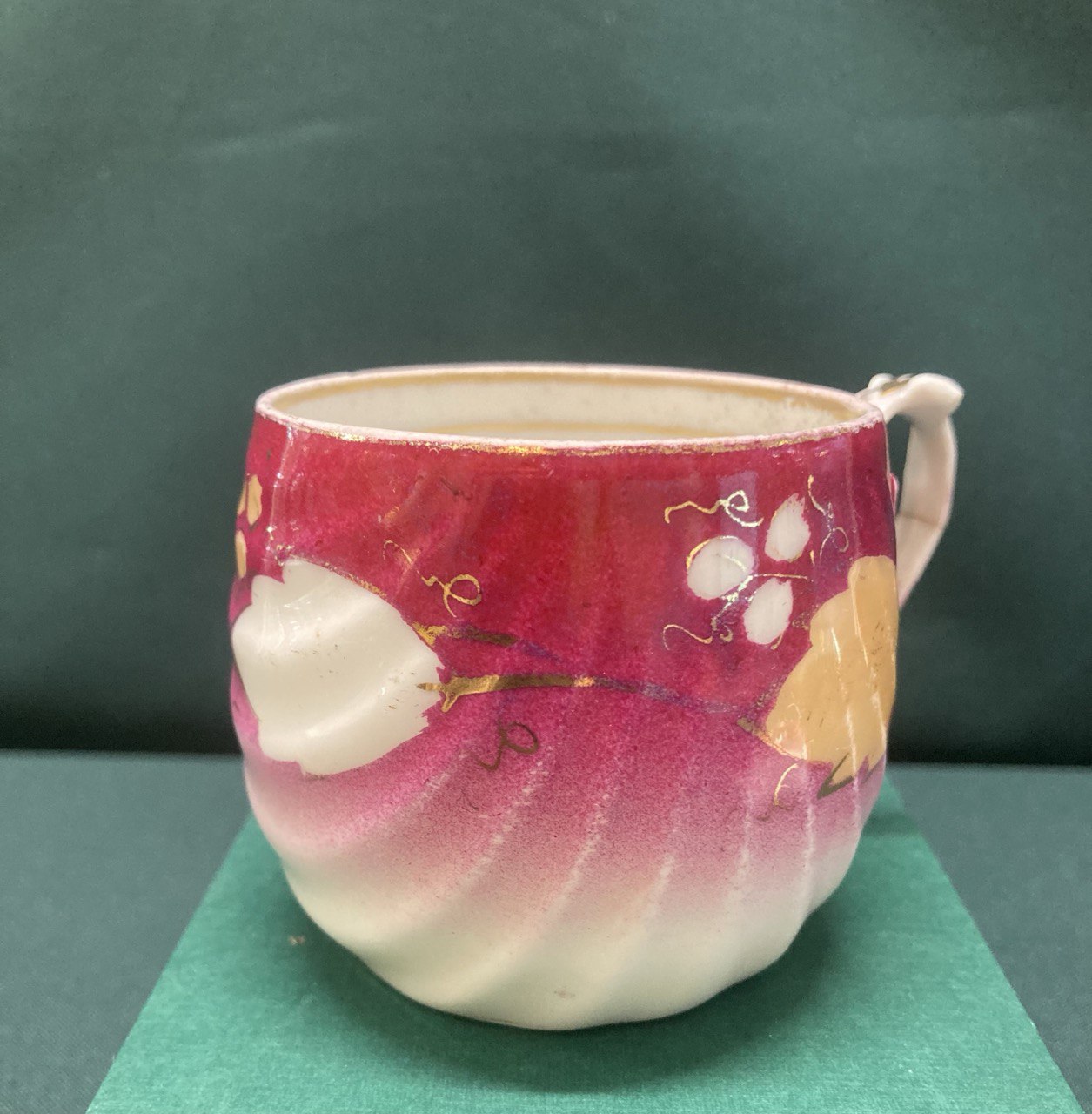 Фарфоровая чайная пара. Кузнецовский фарфор.