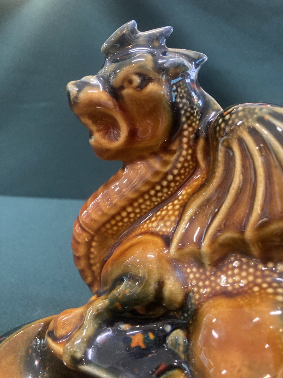 Пепельница " Дракон" Керамика. СССР.