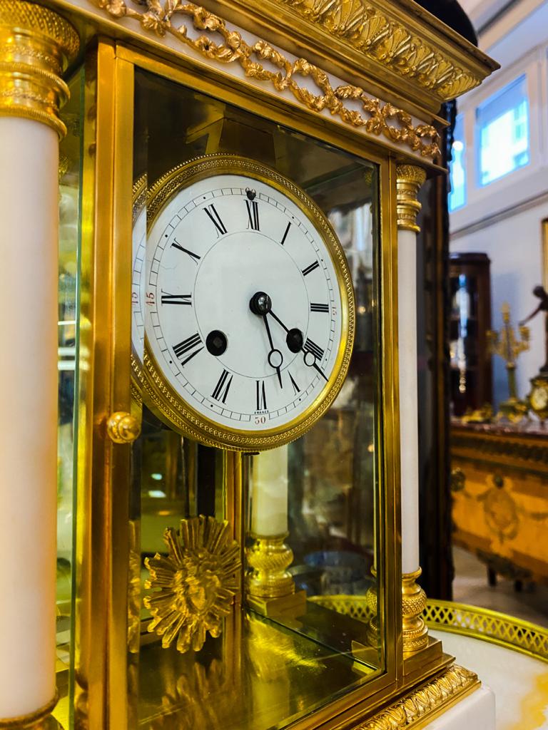 Часы настольные в стиле Ампир (Empire), Франция, XIX в.