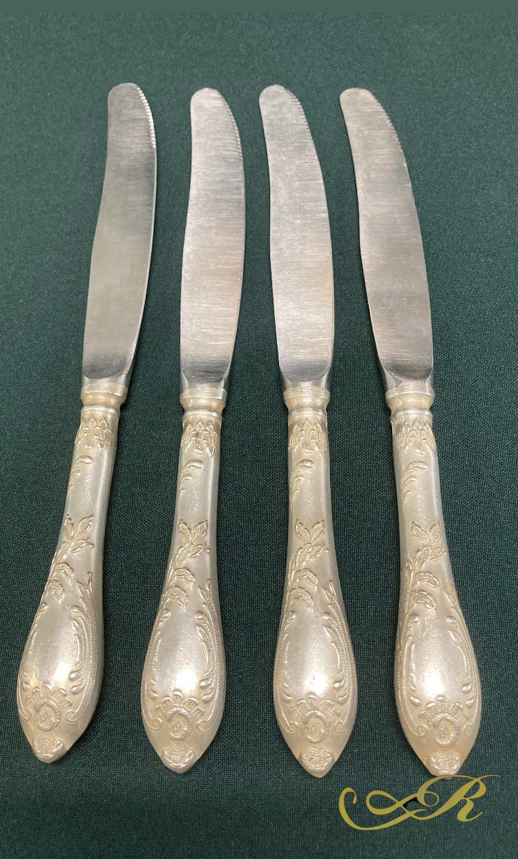 Ножи мельхиор СССР 3 шт.