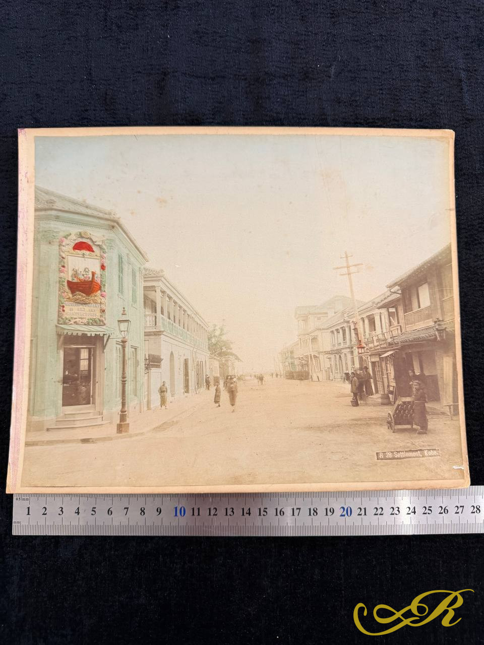 Старинная фотография «Иностранное поселение в Кобе (Settlement, Kobe)»  Япония, конец XIX — начало XX века