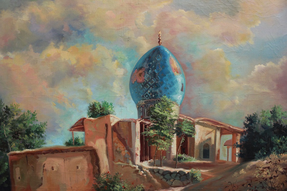 Картина "Регистан", художник Аликулов