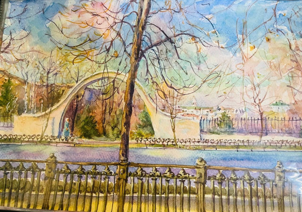 Акварели с видами Казани в ассортименте, художник Флегонтов А.С.