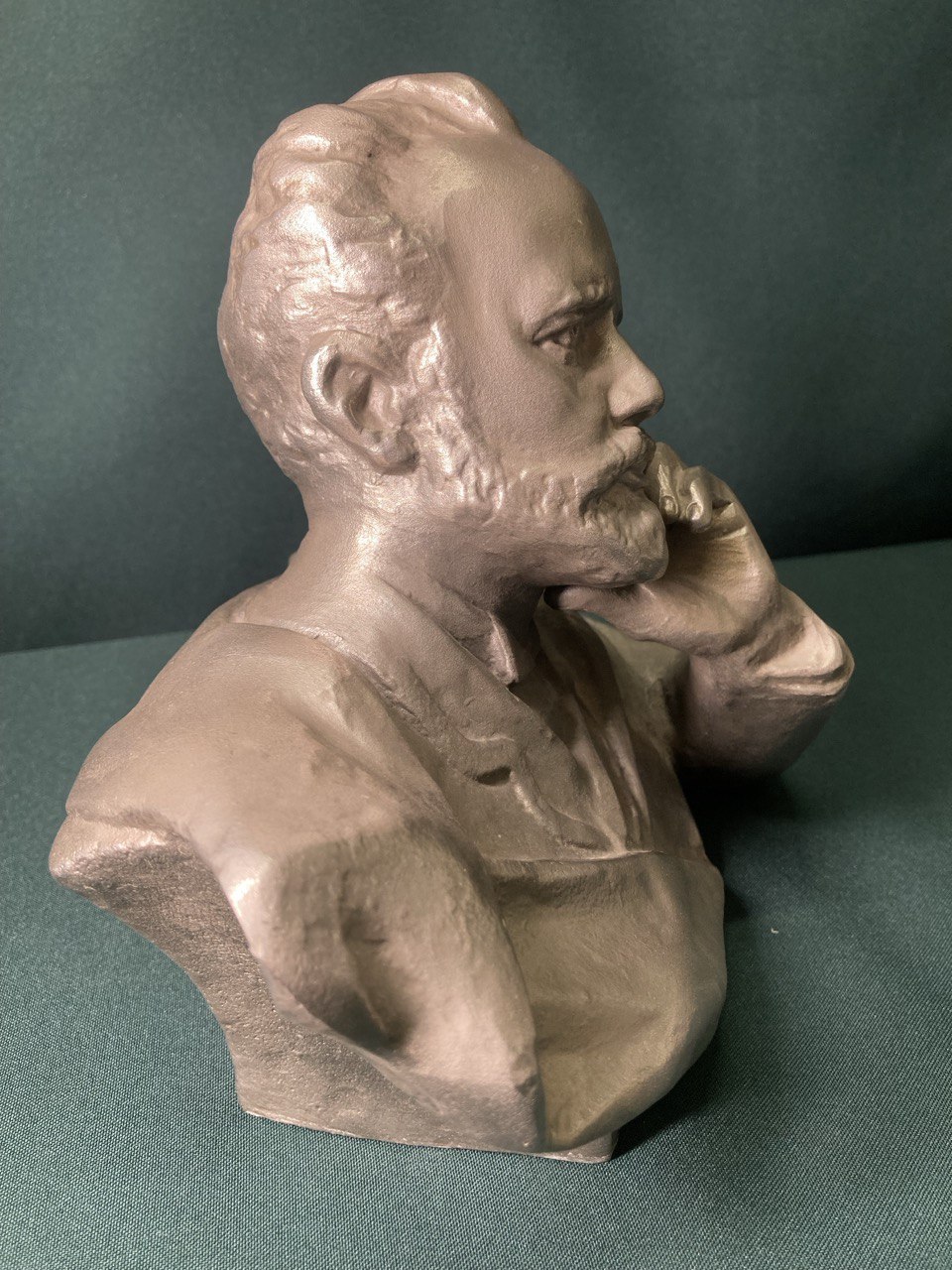 Бюст Чайковского П.И. Силумин.