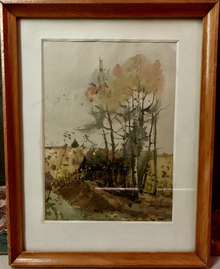 Картина "Осенний теплый день" 1931 год