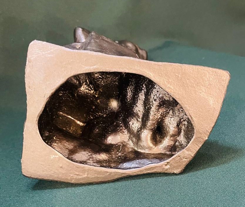 Скульптура "Муса Джалиль", латунь, бронза,