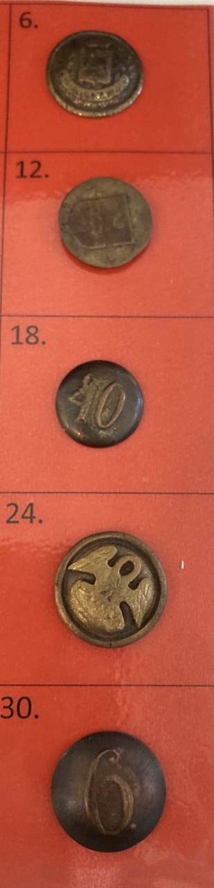 Пуговицы. До 1917 года.