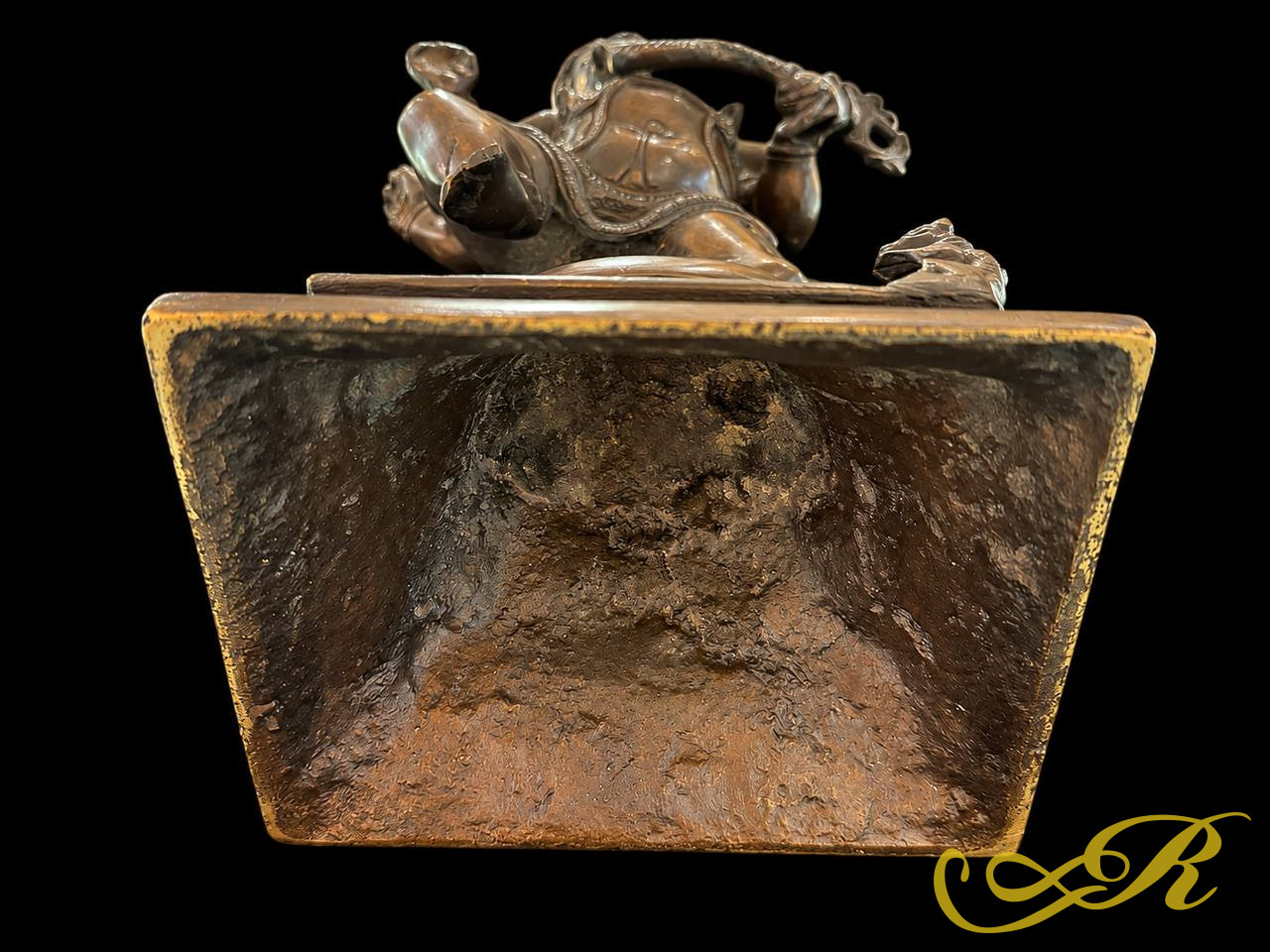 Бронзовая скульптура «Танцующий Ганеша», Индия, 31 см