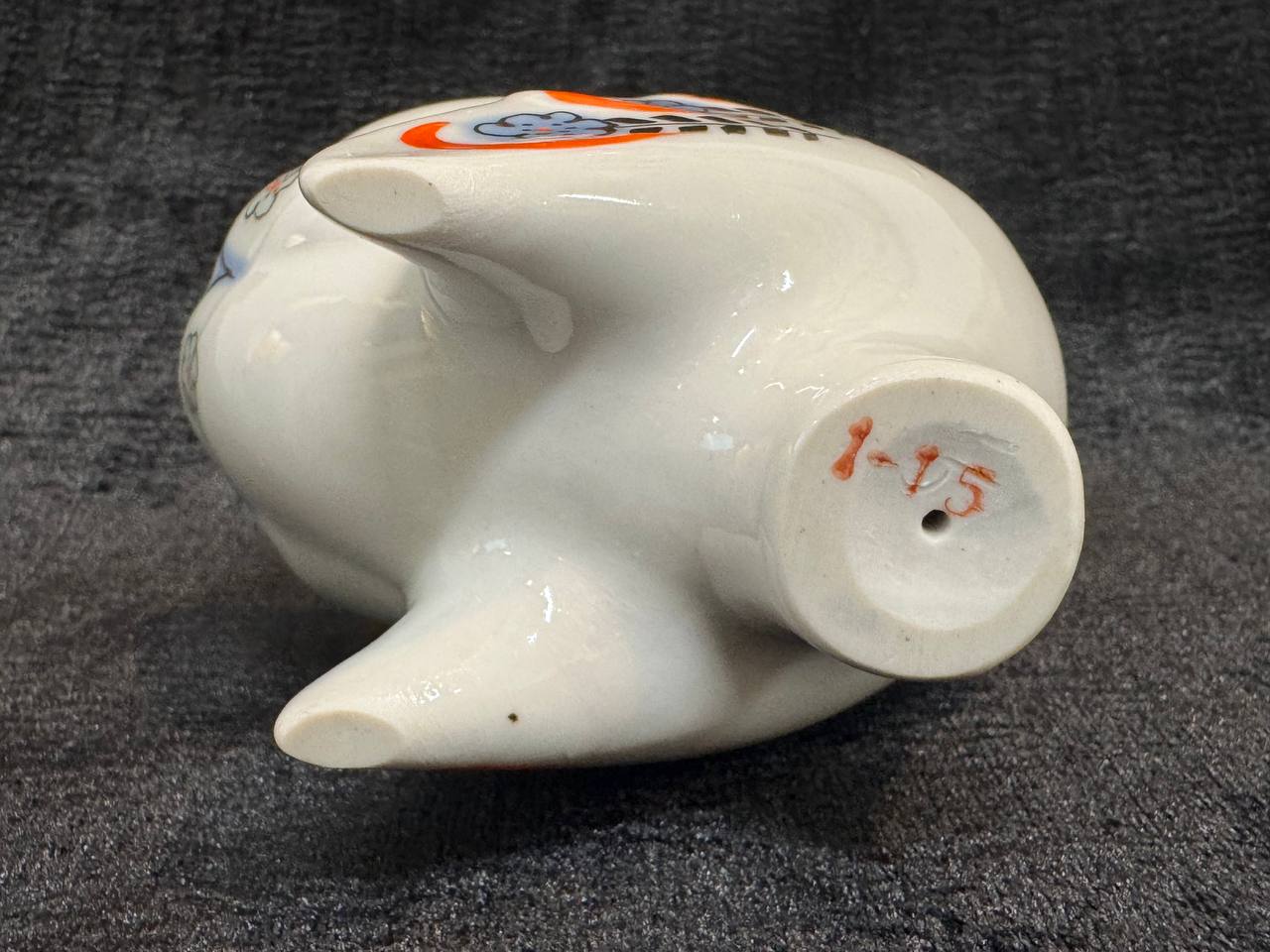 Статуэтка фарфоровая Петушок Солонка Горчичница икорница