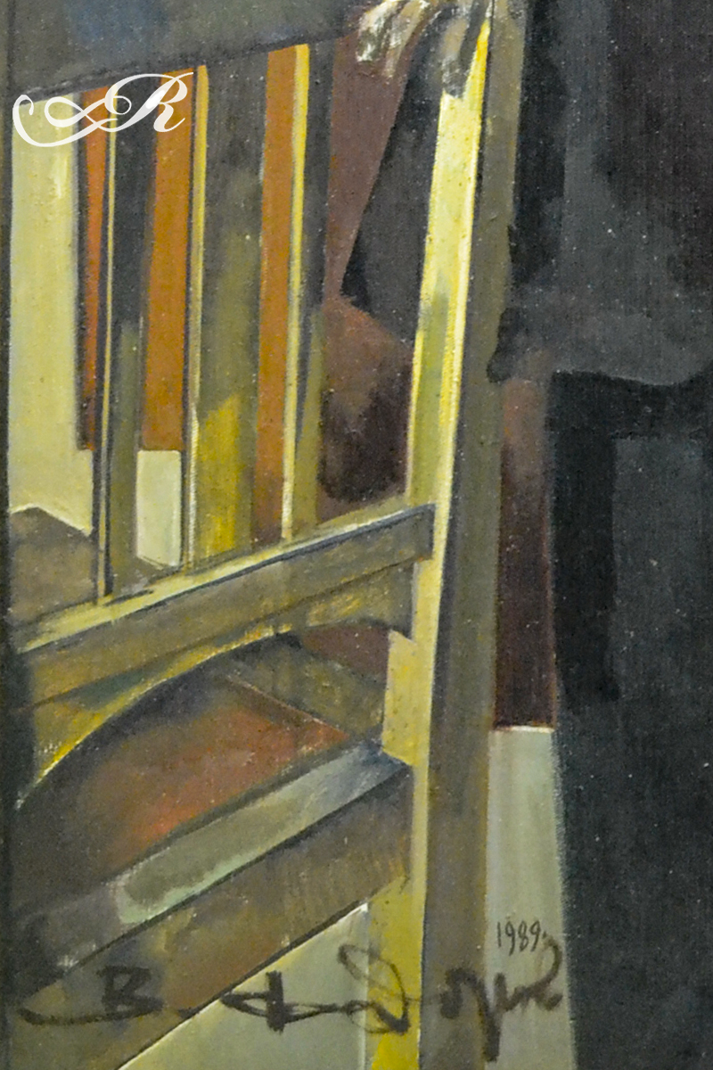 Портрет " Скрипач Рудольф Арнольдович Бренинг" 1989г.