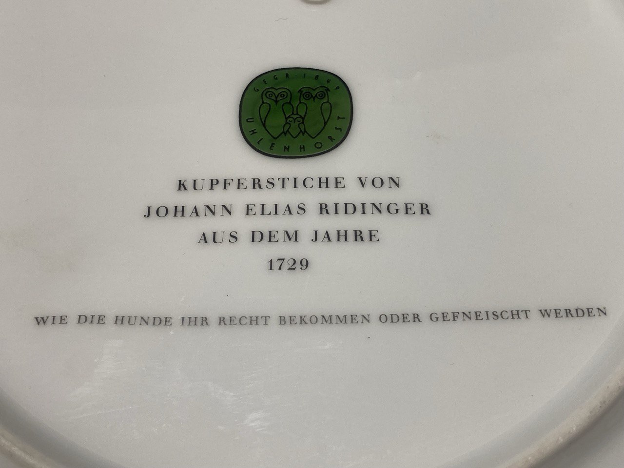 Тарелка декоративная. Фарфор, деколь. Германия.