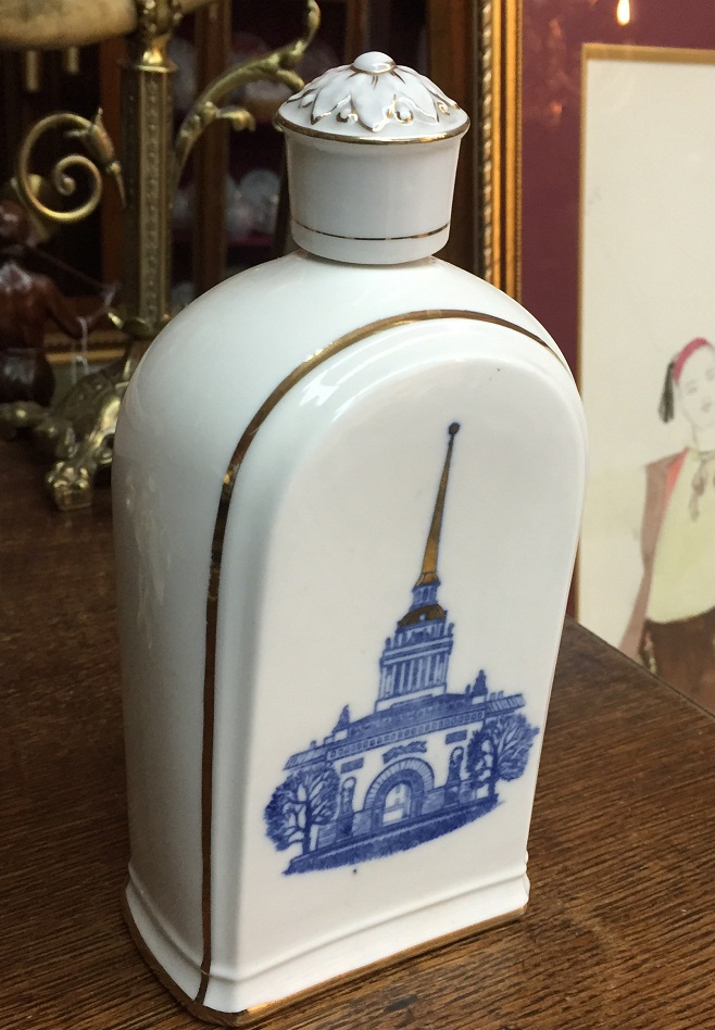 Фарфоровый графин "Адмиралтейство. 250 лет. Ленинград" ("Юбилейный"), СССР, 1953 г.