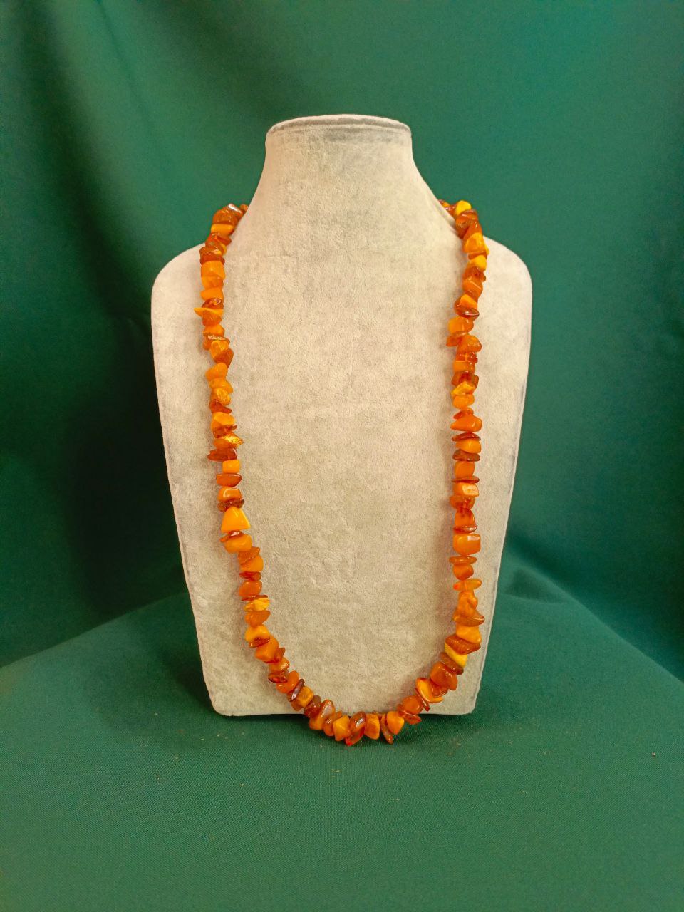 Бусы из янтаря, 48 гр, длина 28 см