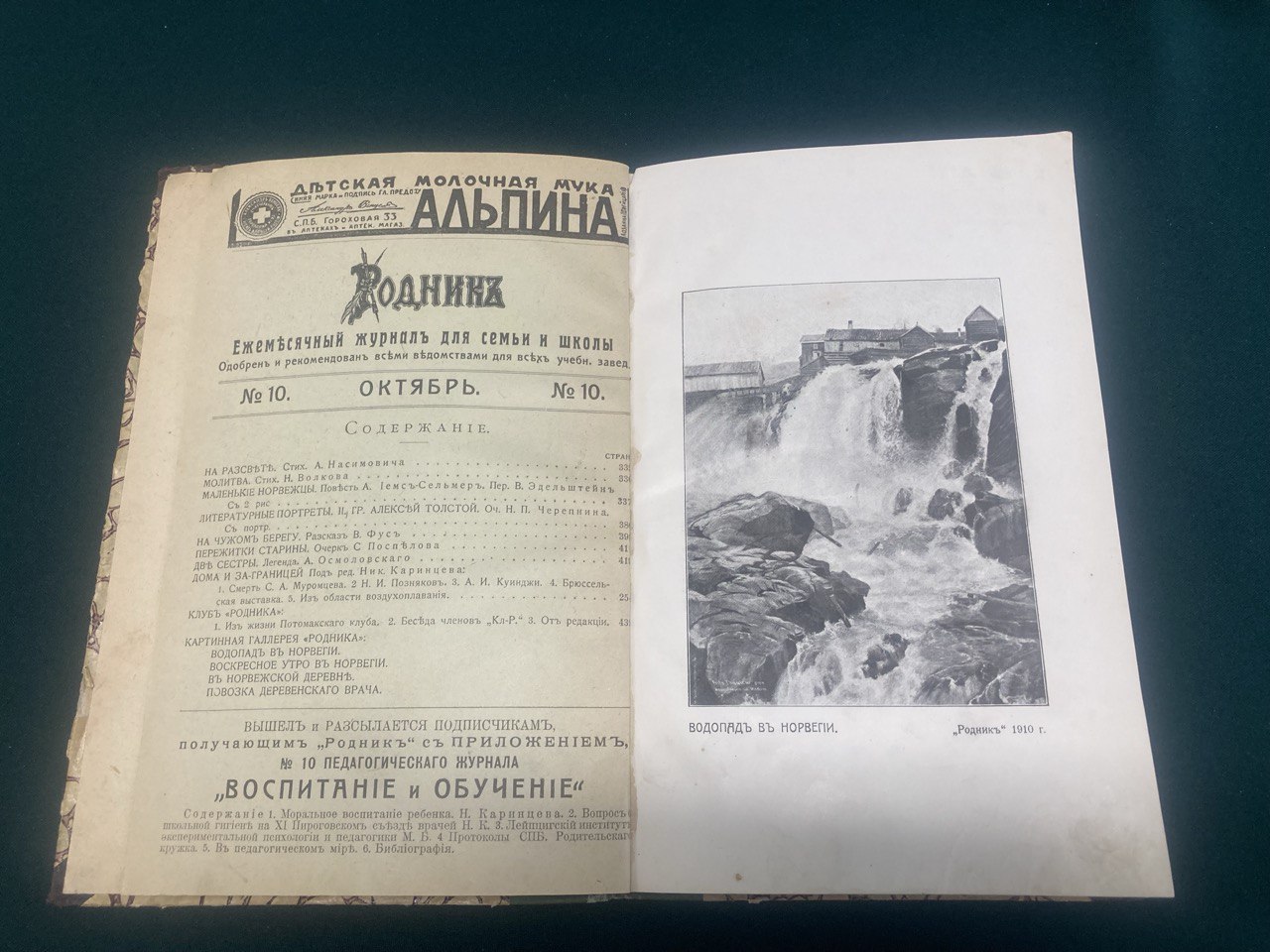 Родник № 10 Октябрь 1910 г.