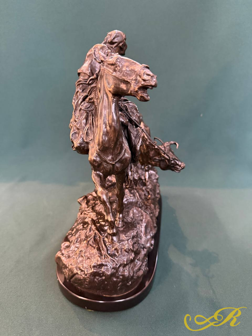 Скульптура  Скотокрад, Охотник и корова, начало ХХ в.,Василий Грачёв 