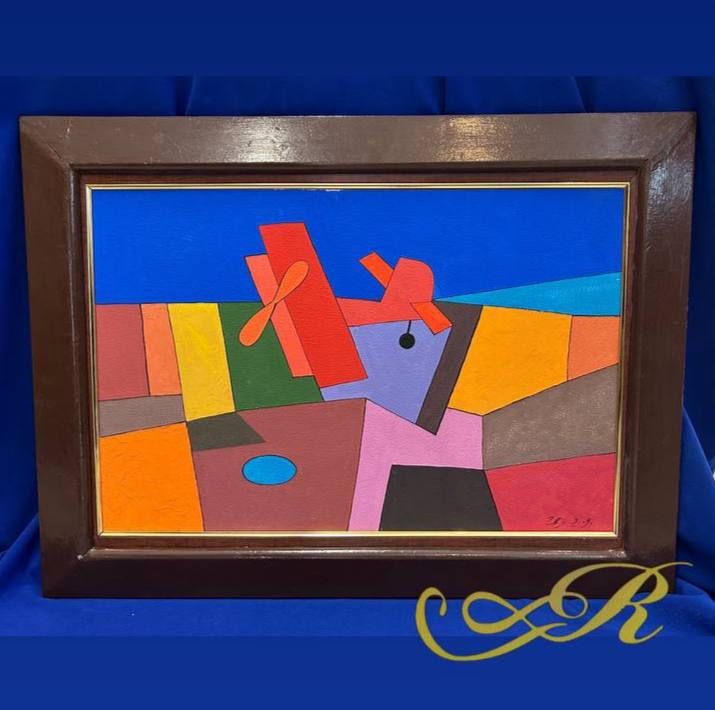 Картина "Биплан" художник Голубцов Е.Г. 2009 г.