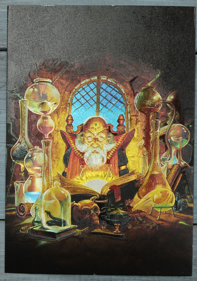 Открытка "Последнее заклинание" Джеффа Исли", Англия, кон. ХХ в.