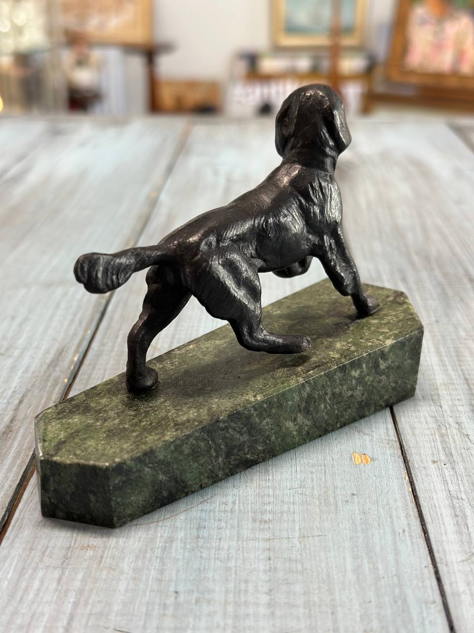 Скульптура "Собаки", чугун, камень, КАСЛИ 1972 год.