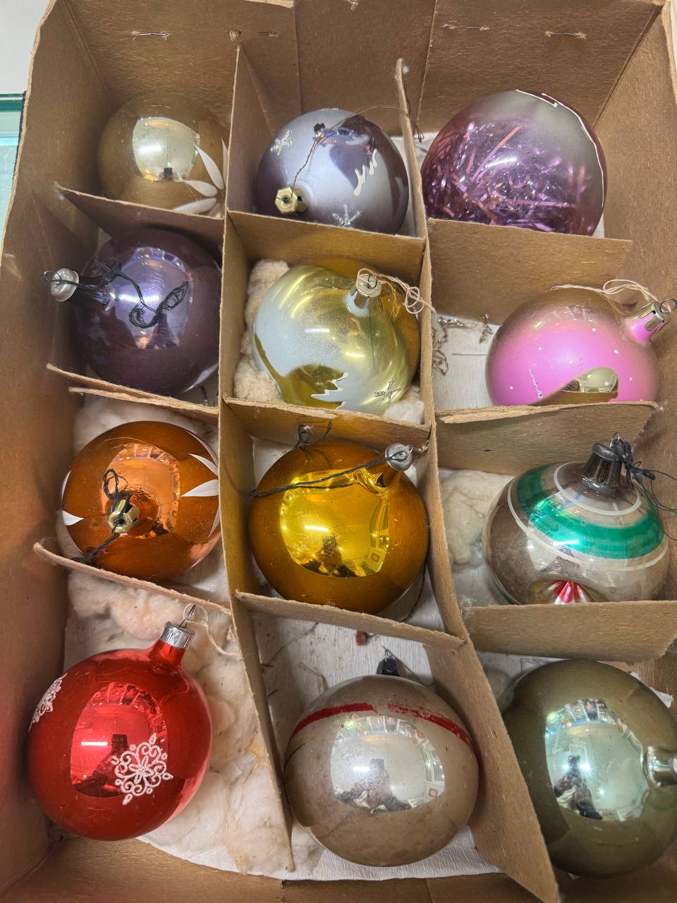 Елочные шары СССР