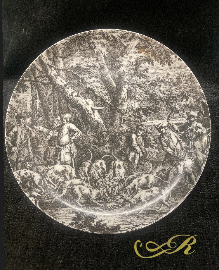 Тарелка декоративная. Фарфор, деколь. Германия.