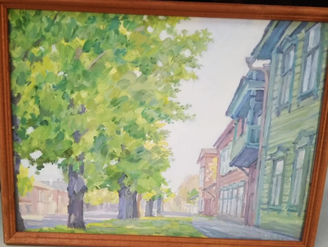 "Улица Шмидта и Зинина, 1998 г.", художник Е.Шапиро