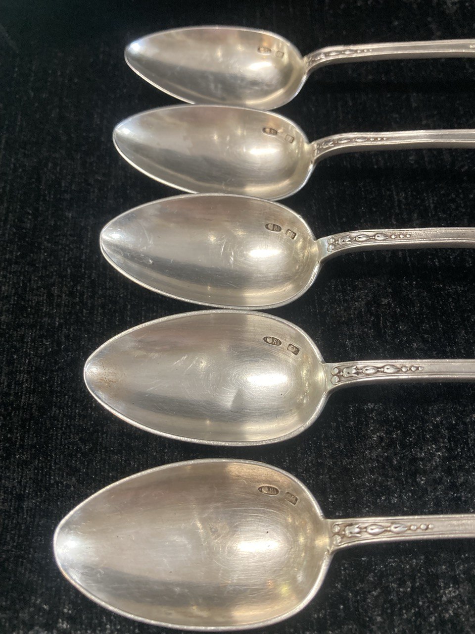 Ложки 5 шт. серебро 84 пр. 130 гр.