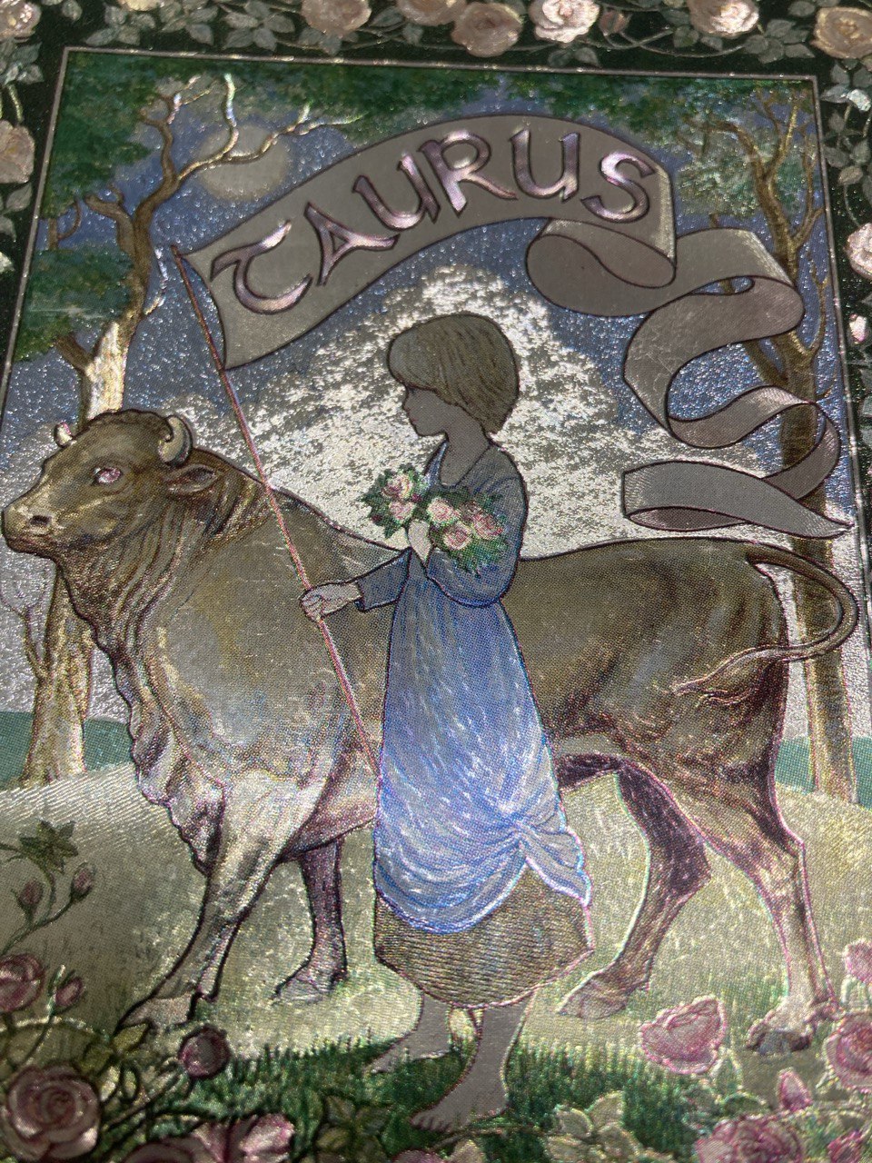 Открытка "Телец" Англия.