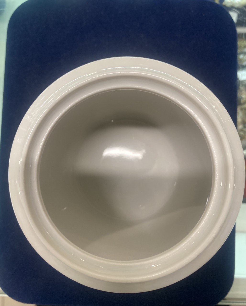 Сахарница  с татарским орнаментом. Высота 12,5 см.